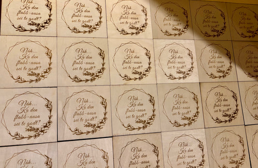 Nåh... ka den flabb-ausa sei te godt?