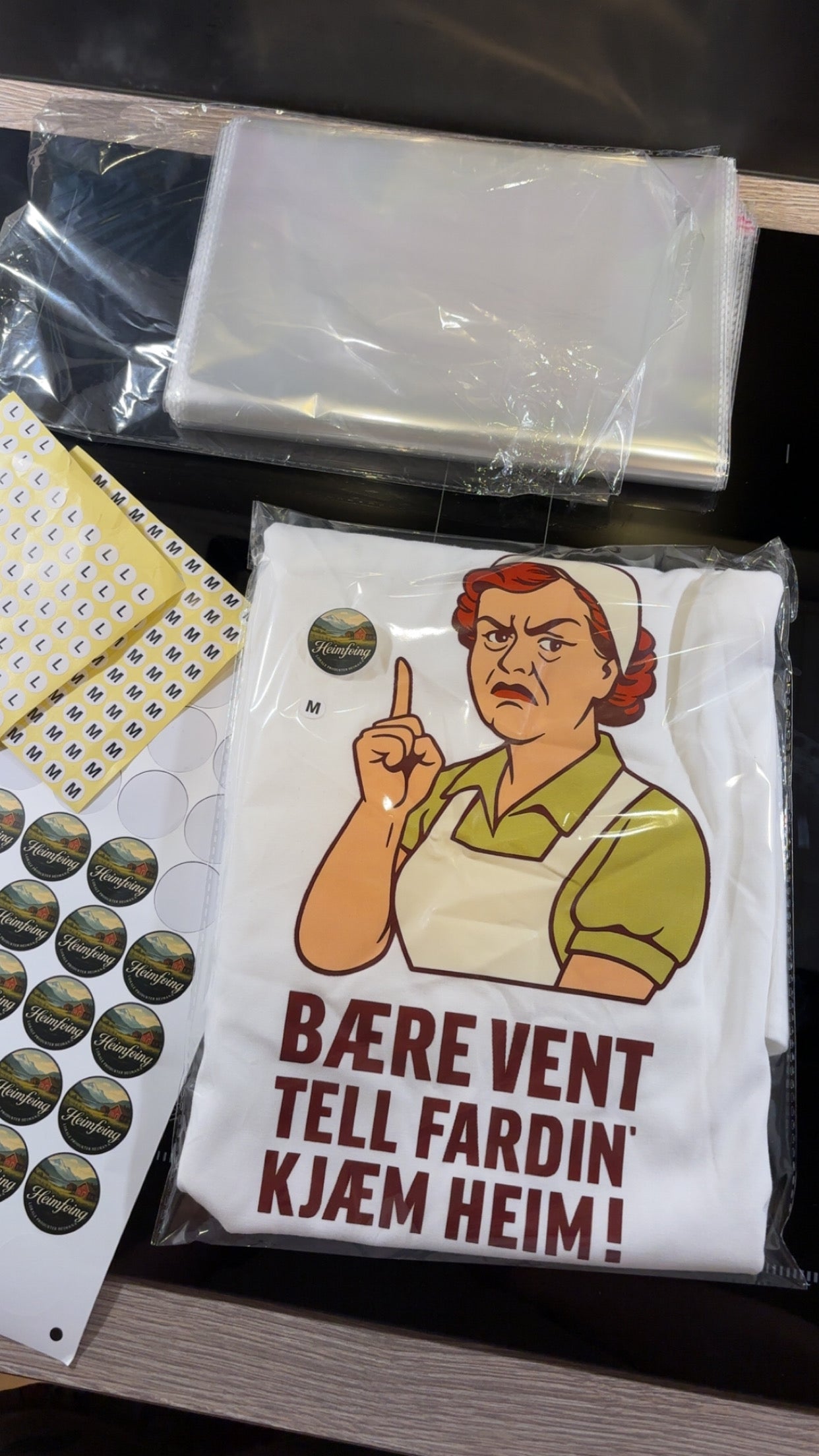 Bære vent tell fardin kjæm heim!